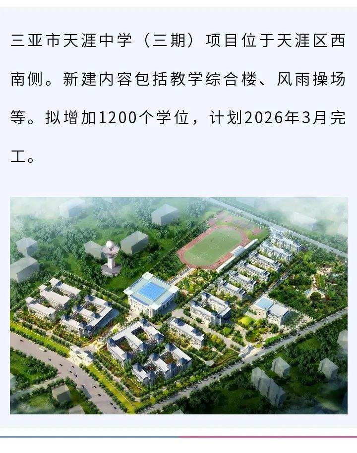 预计新增学位11万个海南这13所学校将新建改扩建