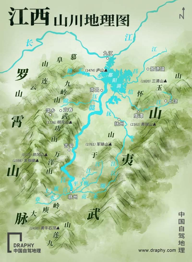 的江西这条江西经典山水自驾线老迈狼为自己的家乡代言集中了江西大