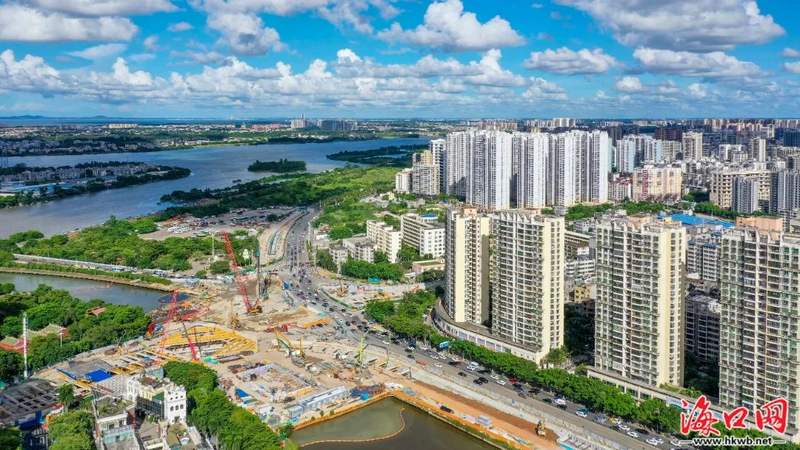 建成将缓解进出海甸岛交通压力!海口这一工程最新进展