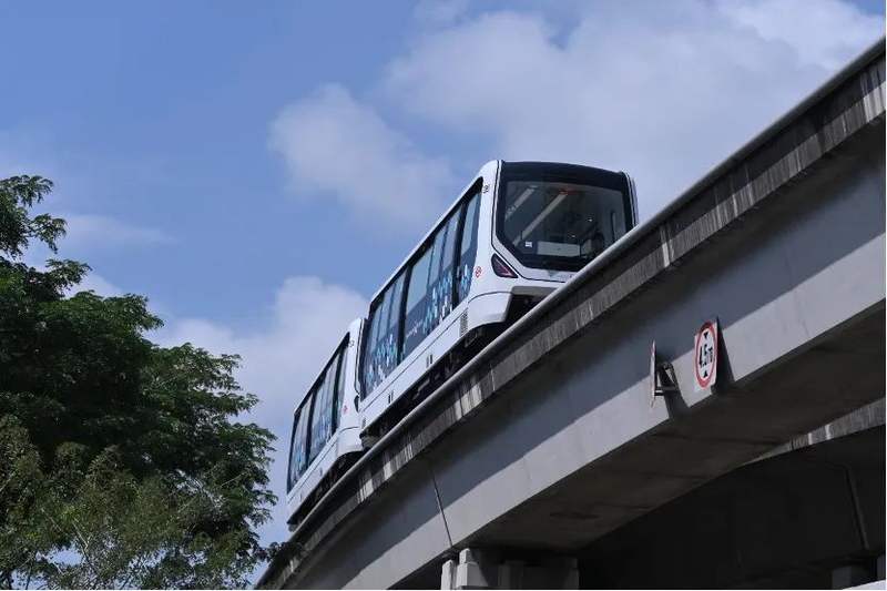 "芜湖造"轻轨列车,在新加坡投入运营!